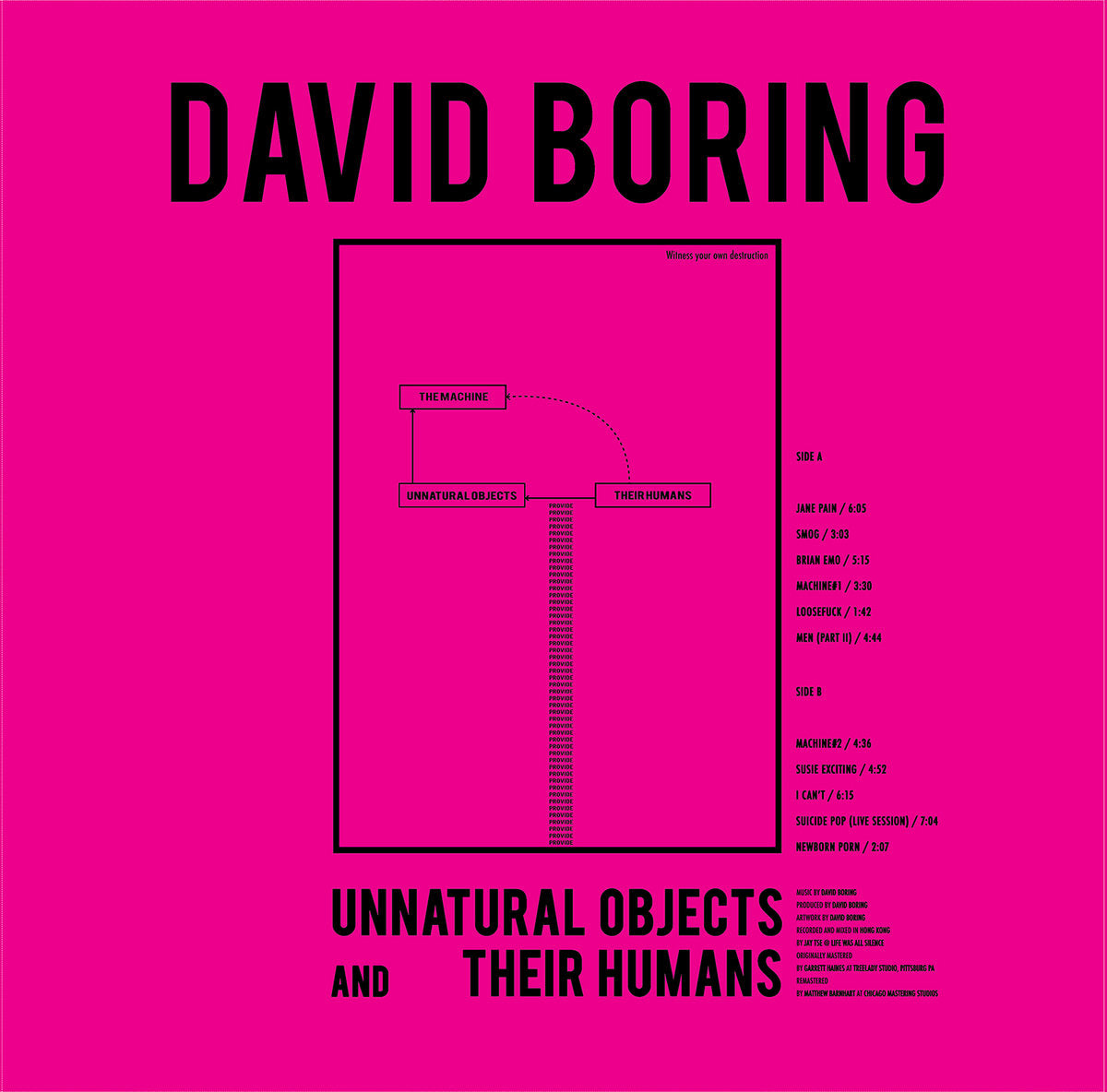David Boring - Unnatural Objects and Their Humans (Vinyl)